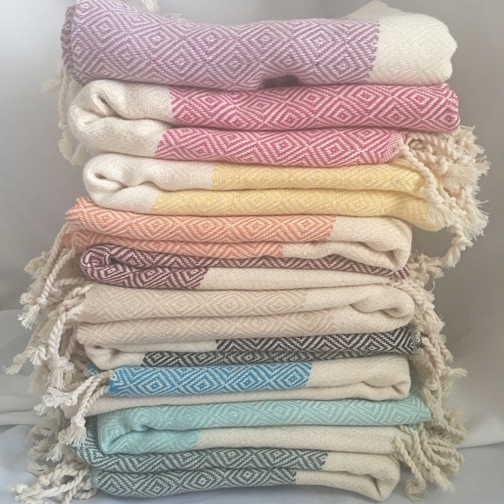Bath Towels Turkish Peshtemal 36”x69” Cotton New